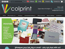 Tablet Screenshot of colprint.co.uk